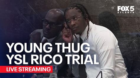 youtube young thug trial today